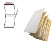 Etiquettes transfert thermique en velin - Ref 1352